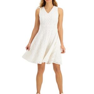 Charter Club Lace Fit & Flare dress MP